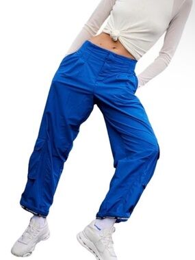 FP Movement by Free People Mesmerize Me Blue Flame Cargo Track Joggers